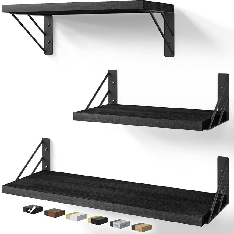3PK FLOATING WALL SHELVES