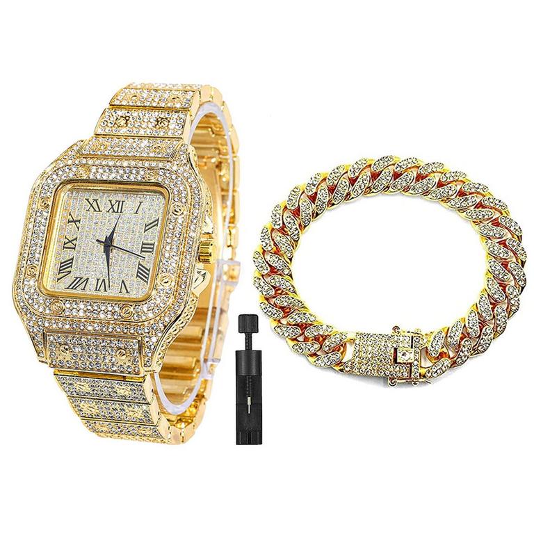 DIAMOND GOLD WATCH
