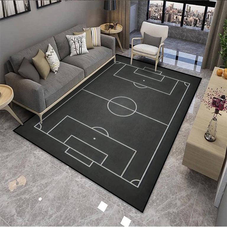 SOCCER FIELD 71X106IN AREA RUG