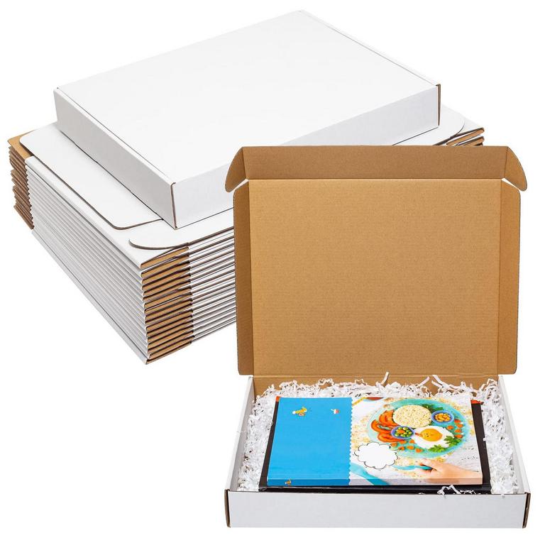 WHITE SHIPPING BOXES 25PK