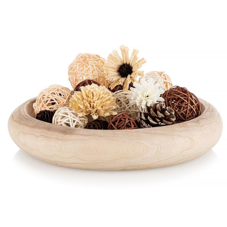 HANOBE WOODEN DECOR BOWL
