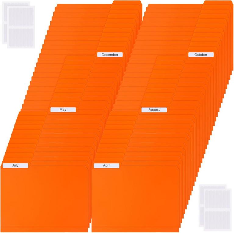 72 PACK MANILA FILE FOLDERS