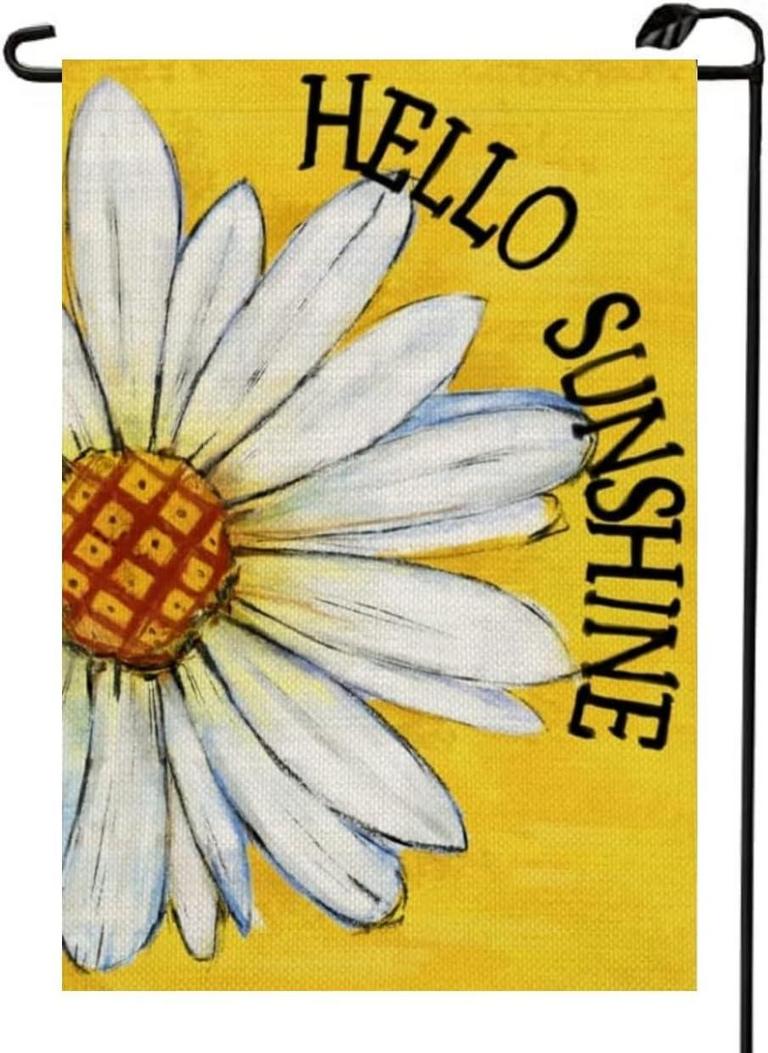 HELLO SUNSHINE GARDEN FLAG