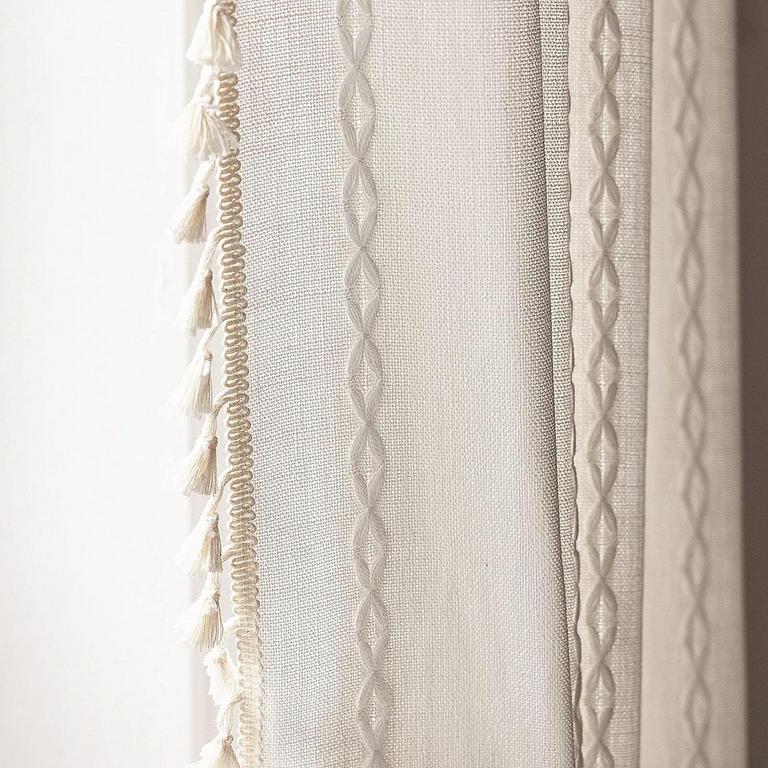 DEEPROVE BOHO CURTAIN 52"X90"