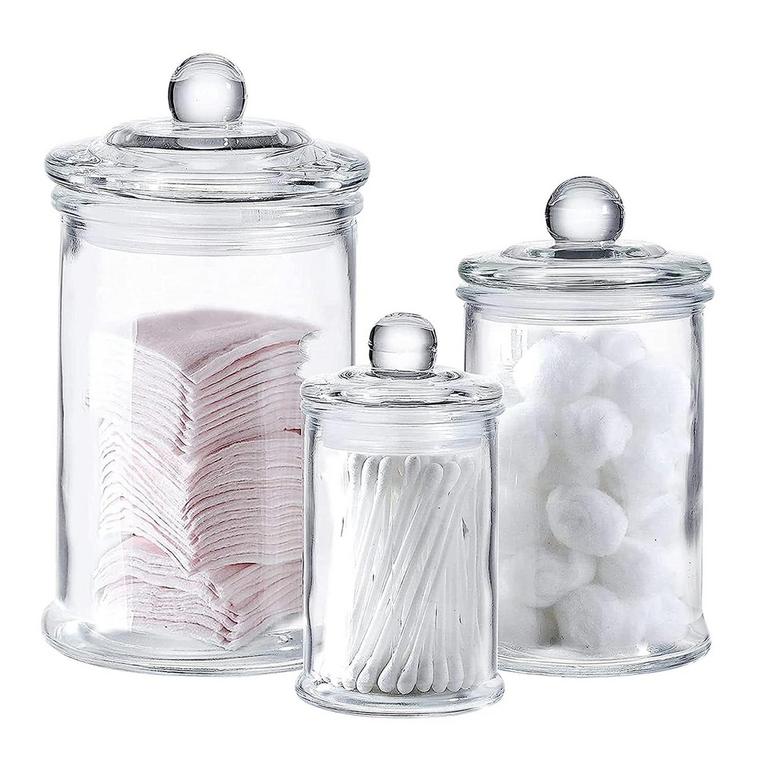 GLASS APOTHECARY JARS