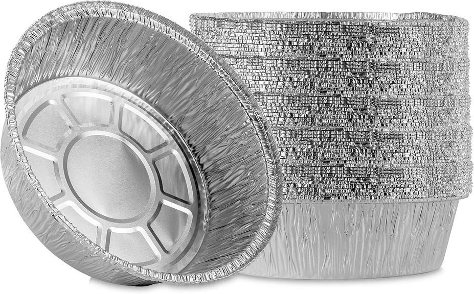 7' INCH ROUND TIN PANS
