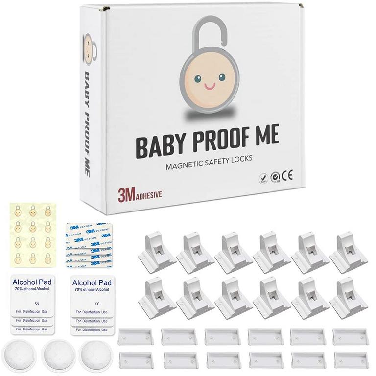 BABY SAFETY CABINET LOCKS 12PK 