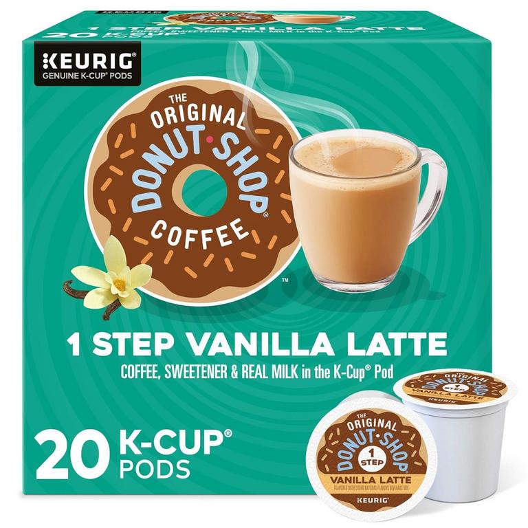 DONUT SHOP VANILLA LATTE K-CUPS