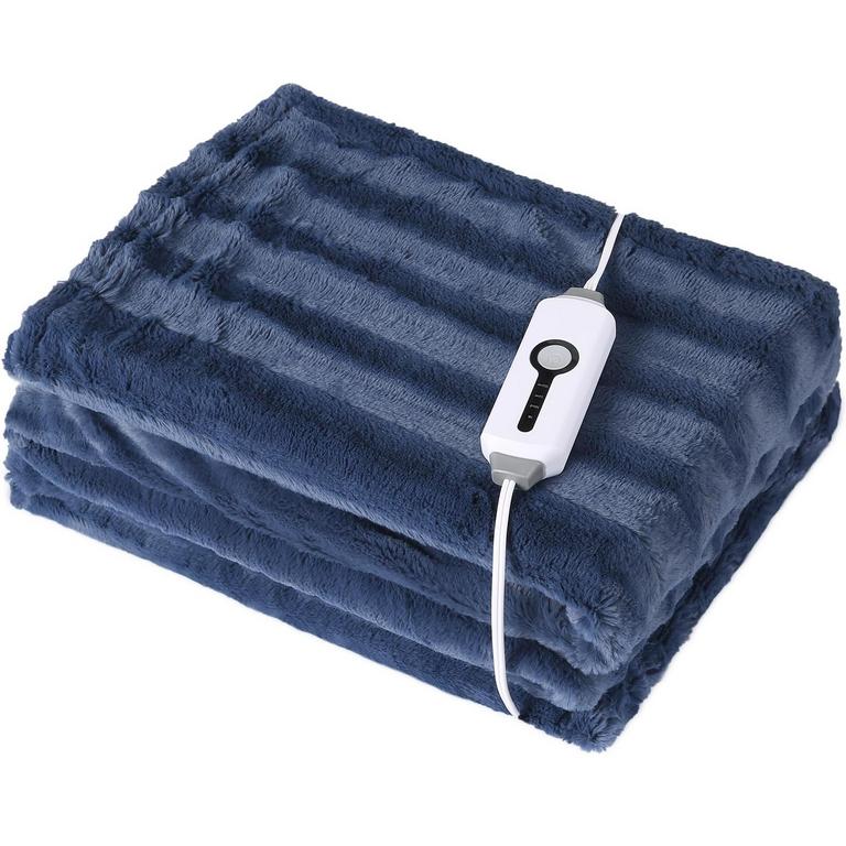 YAKEE HEATED BLANKET BLUE FULL SIZE 