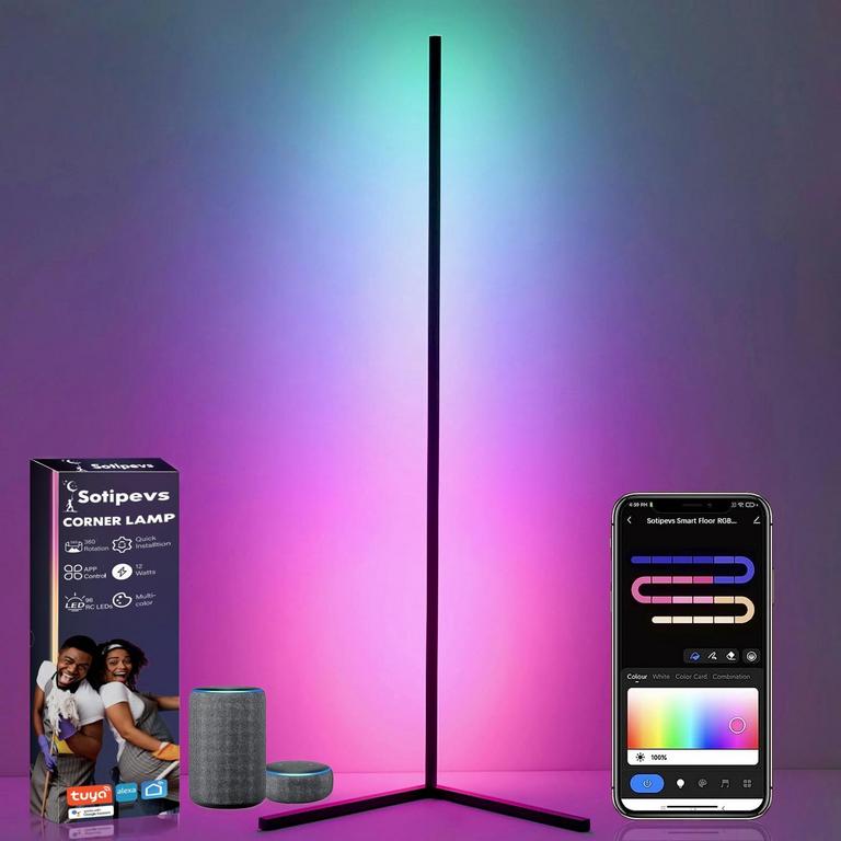 LED RGB CORNER FLOOR LAMP