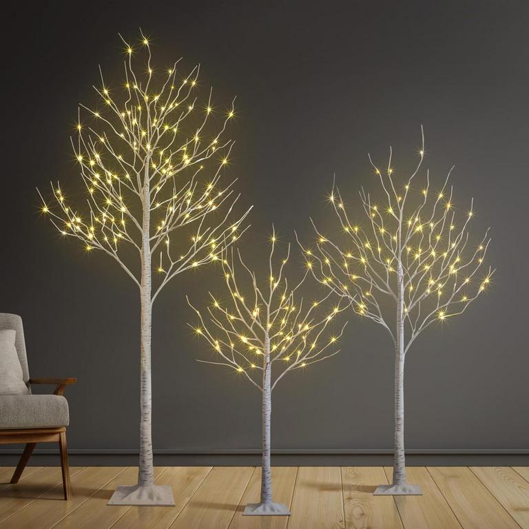 SPIRIT STAR 3PC LIGHTED TREES