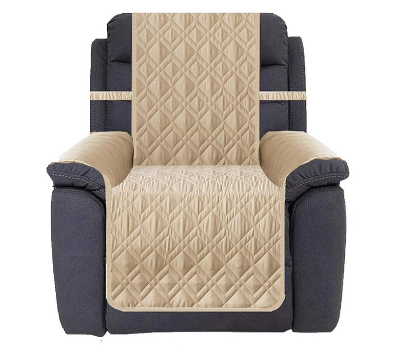AMERITEX 23IN BEIGE RECLINER COVER