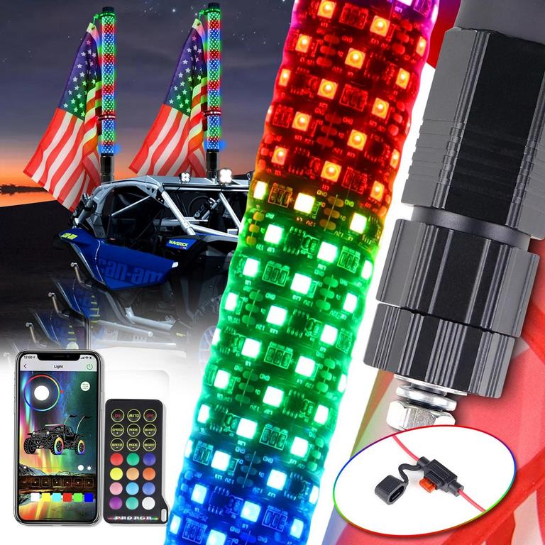 BEATTO 3FT LED WHIP LIGHT