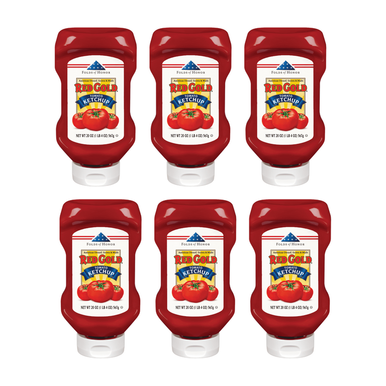 RED GOLD TOMATO KETCHUP 6PK