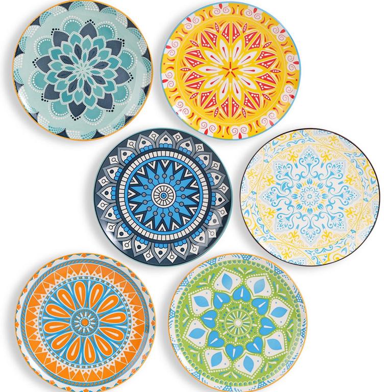AHX MULTICOLOR PLATE SET 6PC