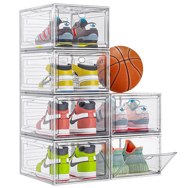 7CODE CLEAR SHOE BOXES 6PK