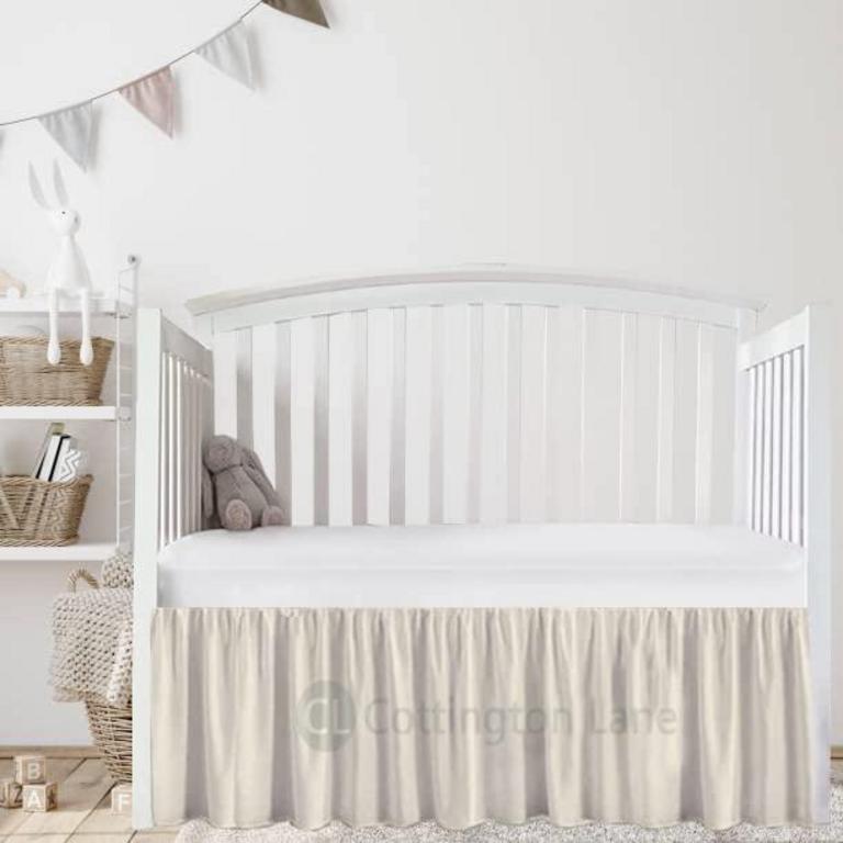 IVORY CRIB SKIRT