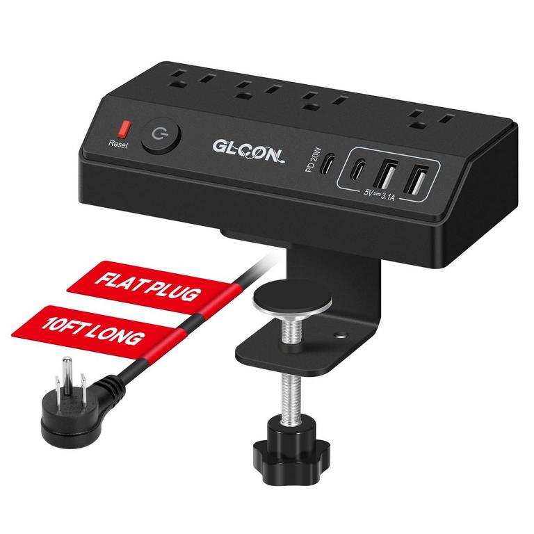 DESK CLAMP POWER STRIP