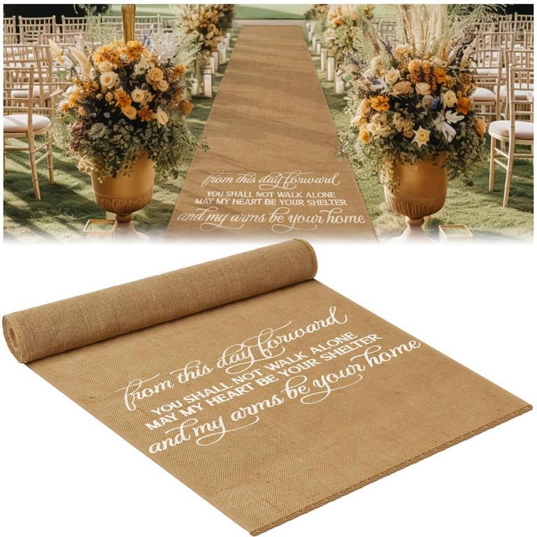40INX15FT WEDDING RUNNER