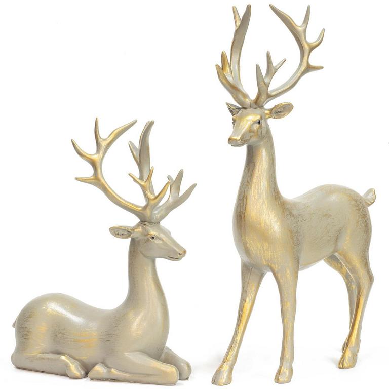 KI STORE DEER FIGURINES