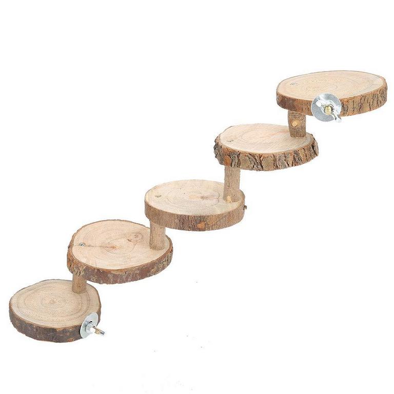 2 TIIYEE WOODEN HAMSTER LADDERS