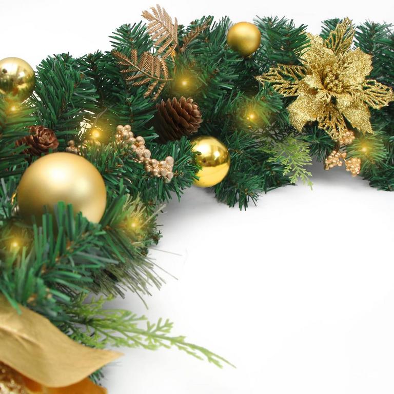 ZIFTY 9FT GARLAND WITH LIGHTS