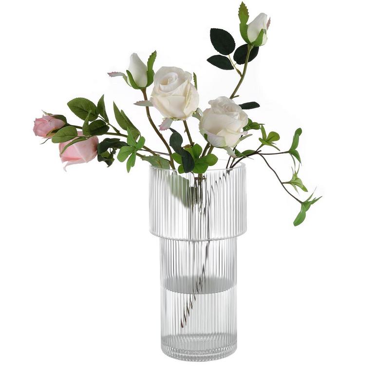 11.4IN CYLINDER FLOWER VASE