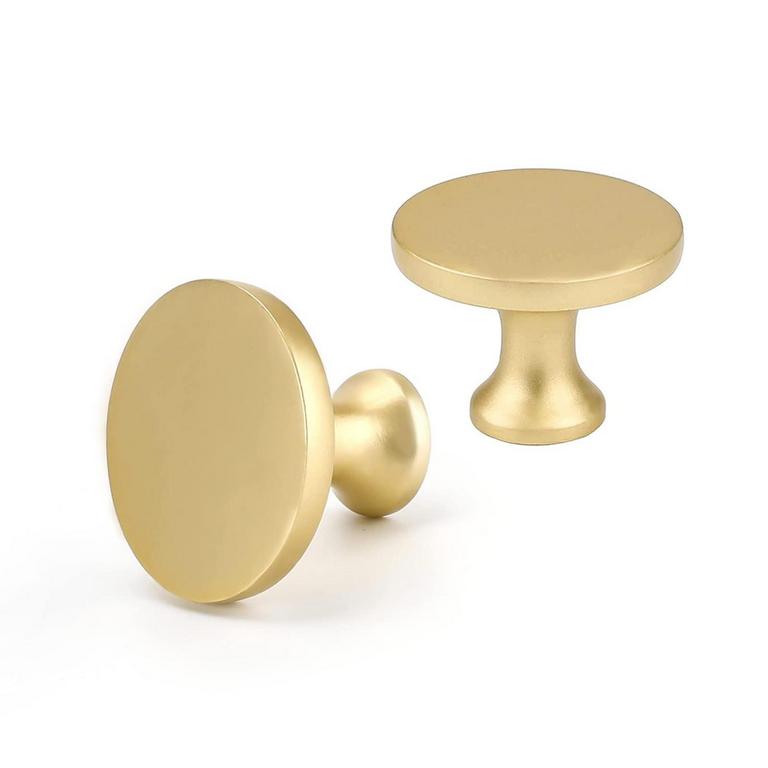 10PK ROUND CABINET KNOBS