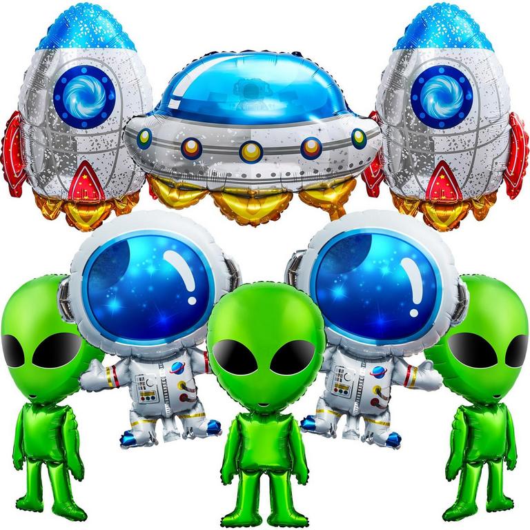 JENAAI ALIEN BALLOONS 8PC