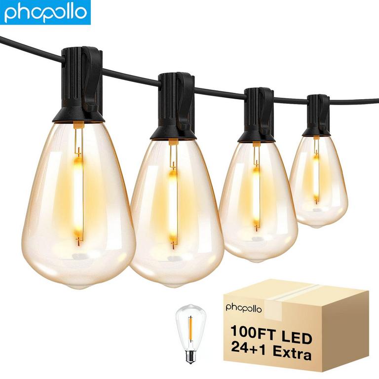 PHOPOLLO 100FT STRING LIGHTS