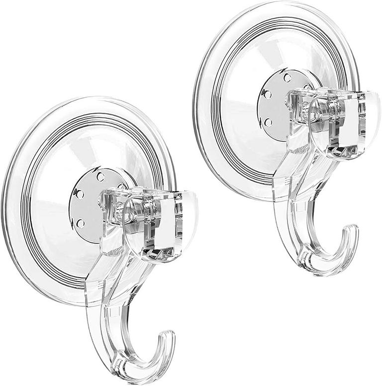 LUXEAR SUCTION CUP HOOKS 2PK