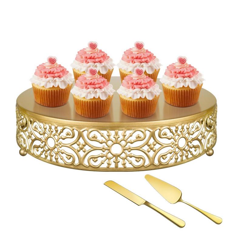 YIBO 14IN GOLD CAKE STAND