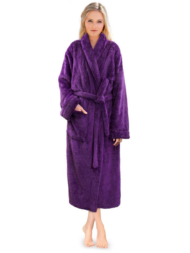 PAVILIA WOMENS S/M PLUSH ROBE