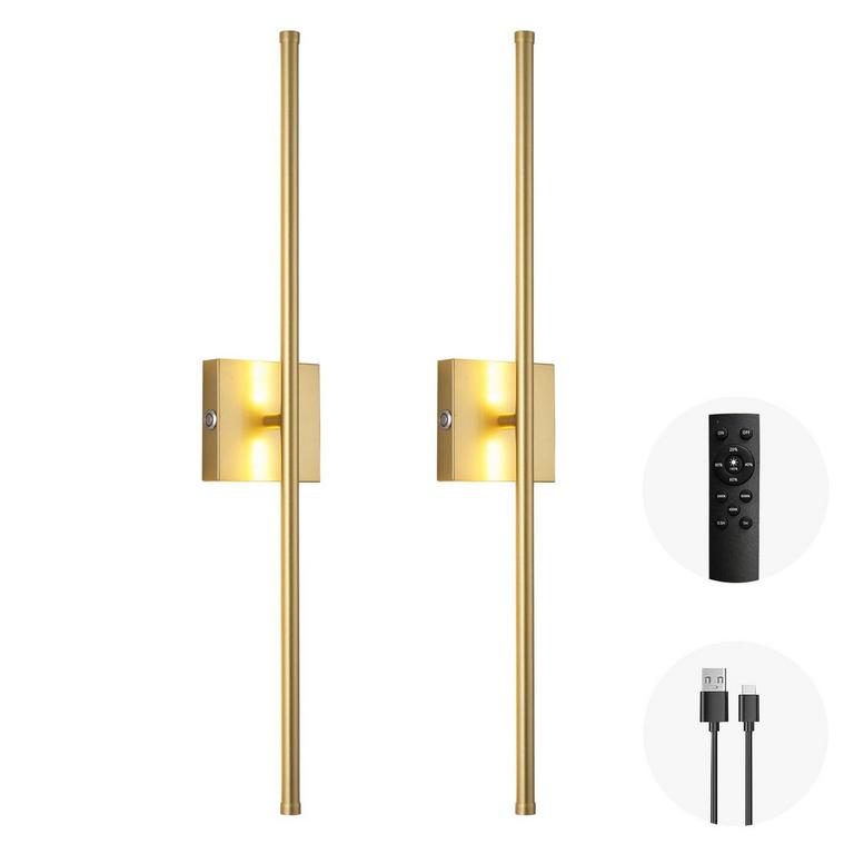 MORPHOLIFE 28.3IN LED WALL SCONCES 2PK