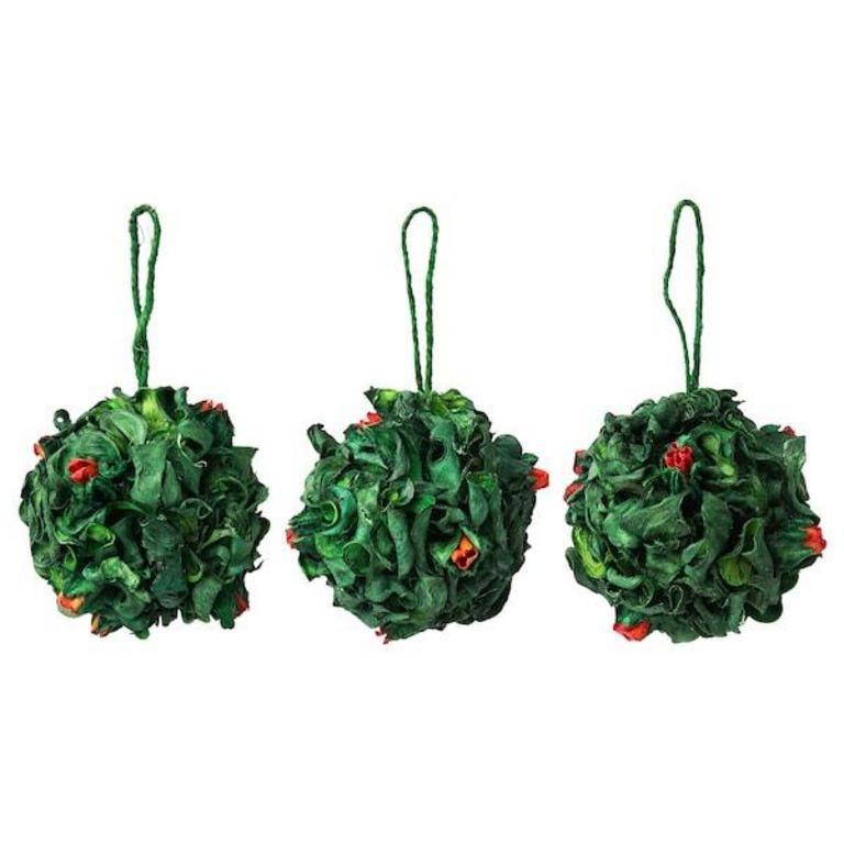 6 IKEA 3PK VINTERFINT BALLS 