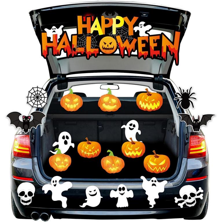 QOUBAI HALLOWEEN CAR DECOR KIT