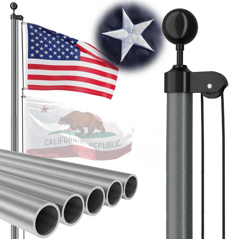 FFILY HEAVY DUTY FLAGPOLE 25FT 