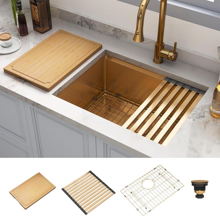 MONSINTA KITCHEN SINK 23IN X 18IN 