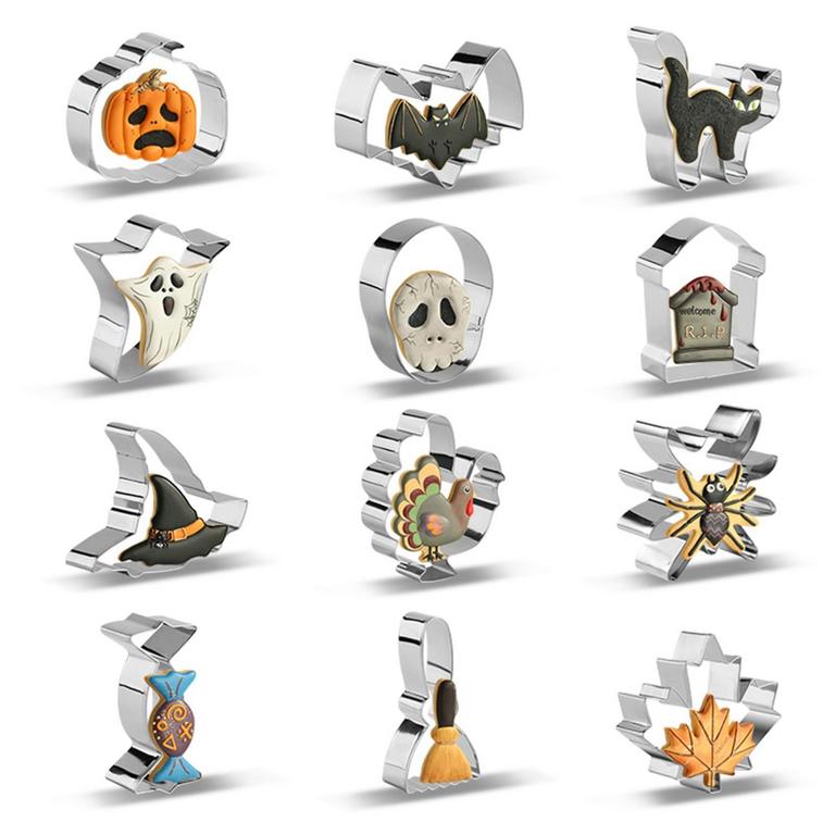 SURGEHAI HALLOWEEN COOKIE CUTTERS 12PCS