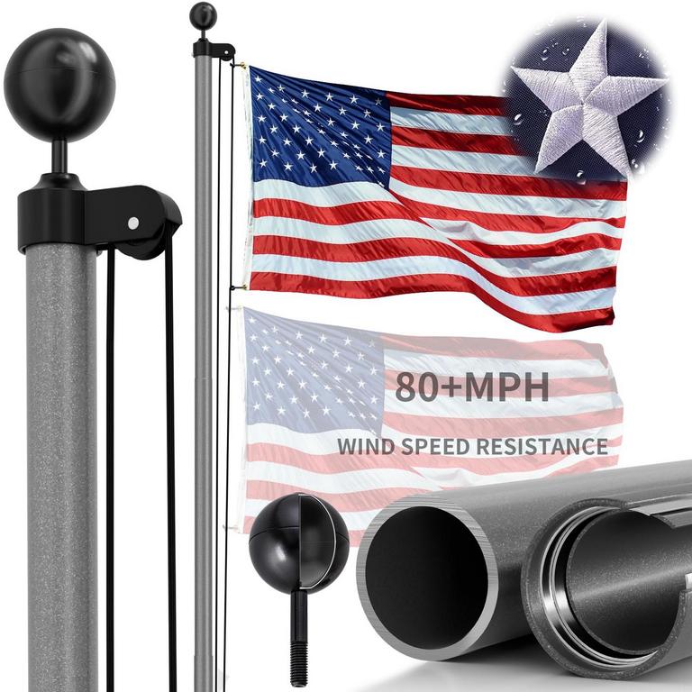 KBLOONG 30FT FLAG POLE
