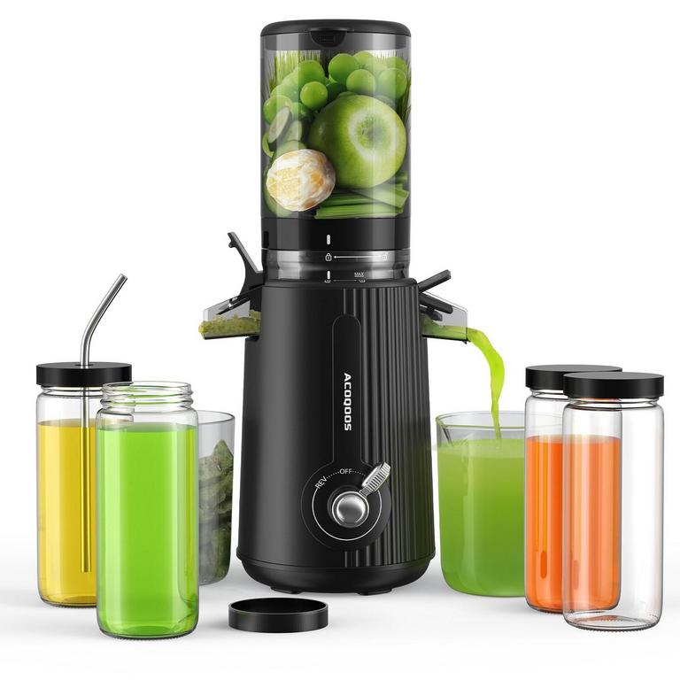 ACOQOOS JUICER WITH 10 BOTTLES