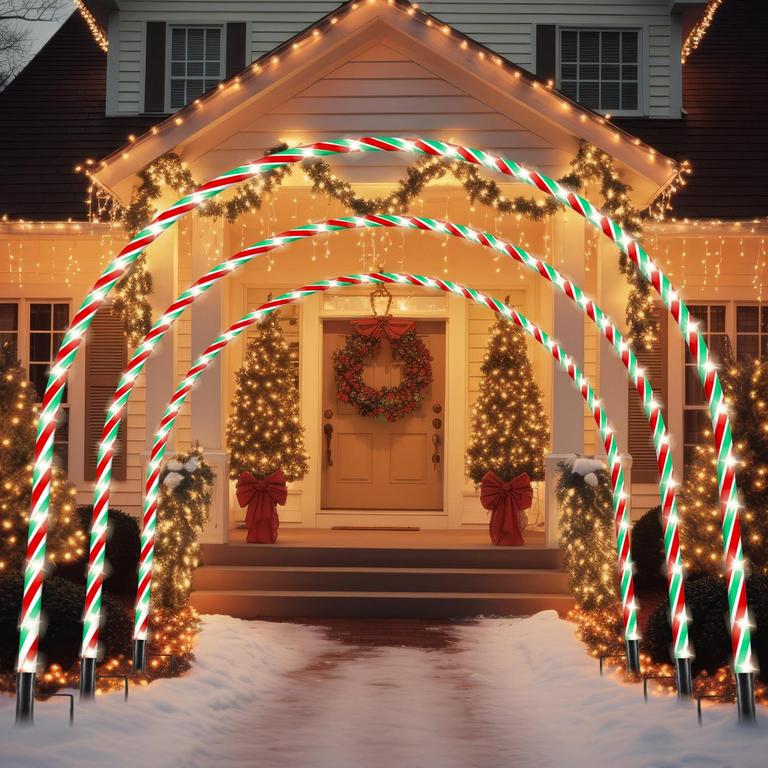 VIHOSE 10FT CANDY LIGHT ARCH 3PK