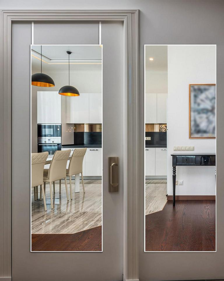 DMWOODFL 48IN X 14IN OVER THE DOOR MIRROR