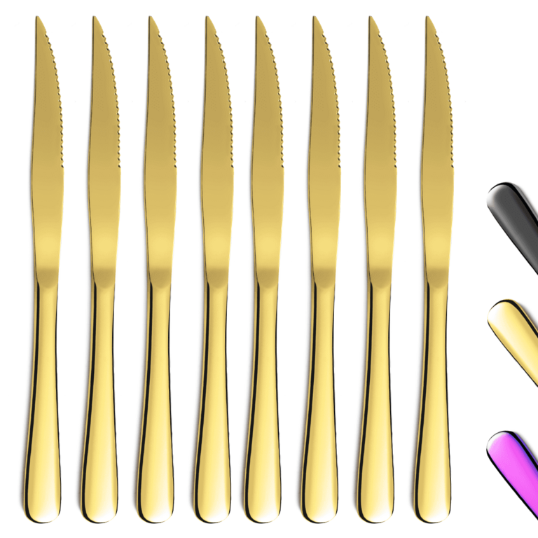 REANEA GOLD STEAK KNIVES 8PK