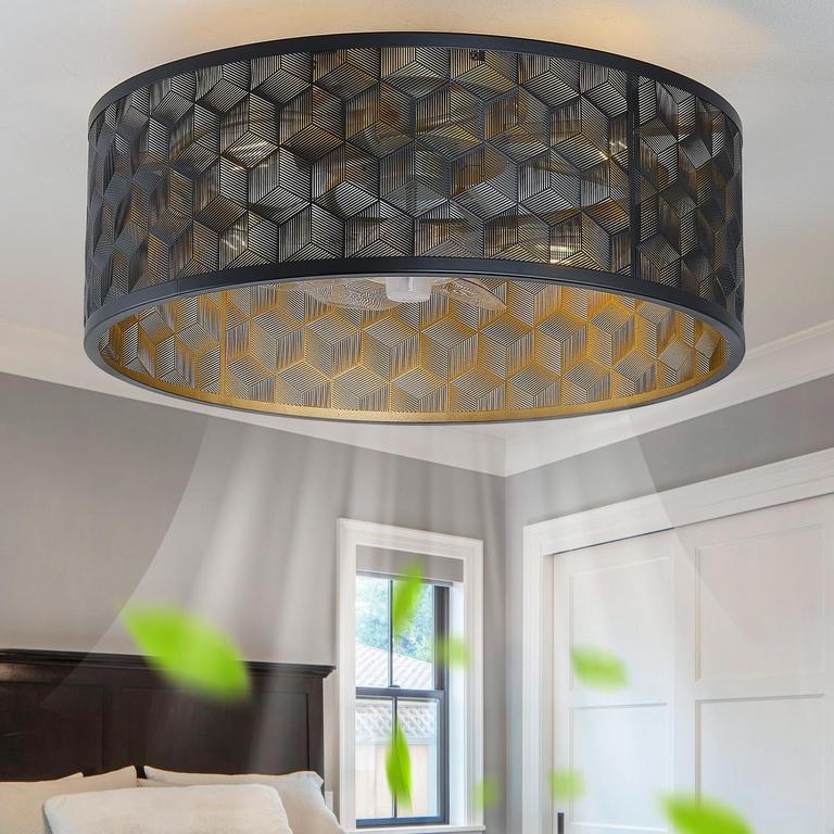 YMKSKJ 20IN CEILING FAN LIGHT
