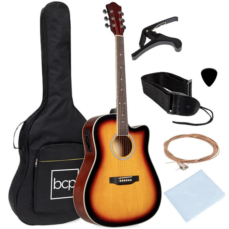 BEST CHOICE 41IN ACOUSTIC ELECTRIC GUITAR SET