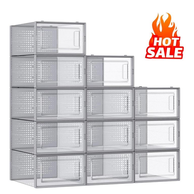 SONGMICS SHOE BOXES 12PK