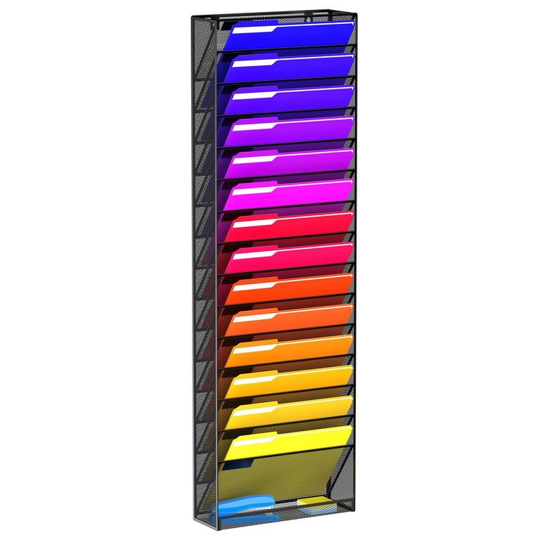JMHUD 16-TIER WALL FILE ORGANIZER 