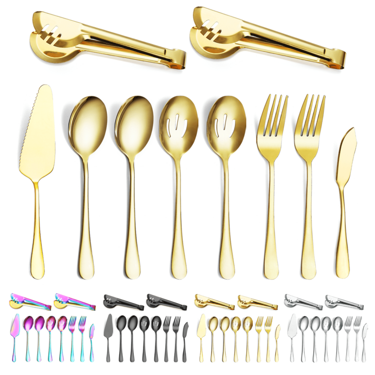 REANEA GOLD FLATWARE SET 10PC