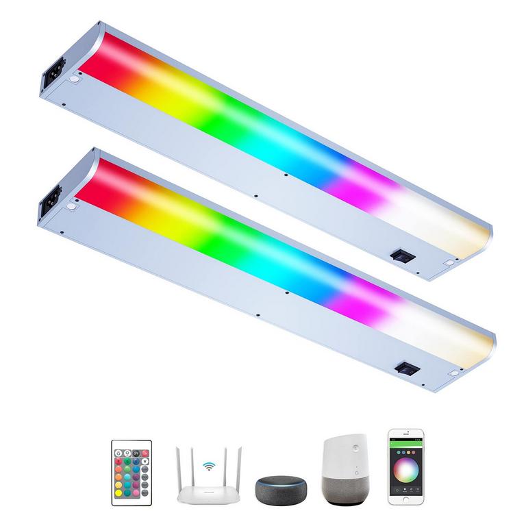LAMPAOUS 24IN UNDER CABINET LIGHTS 2PK